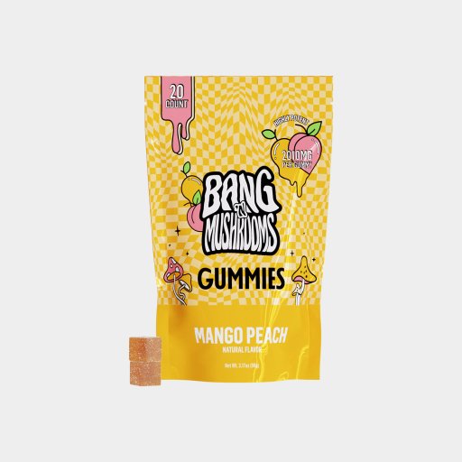 Bang'n Mushrooms Gummies Mango Peach 2010mg 20ct