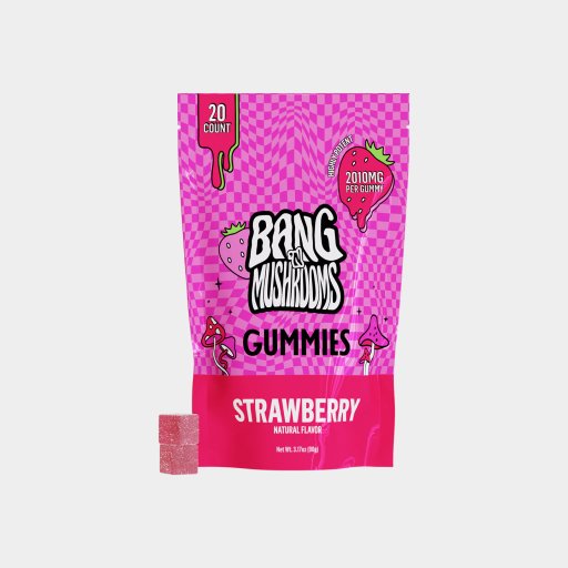 Bang'n Mushrooms Gummies Strawberry2010mg 20ct